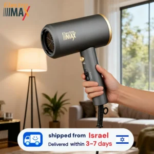 עיצוב מקצועי מהבית: מייבש שיער Electro Max 1800W עם טכנולוגיית יונים 💇‍♀️