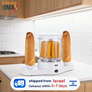 חווית הוט-דוג אמיתית בבית: מכשיר להכנת נקניקיות בלחמניה Electro Max 500W