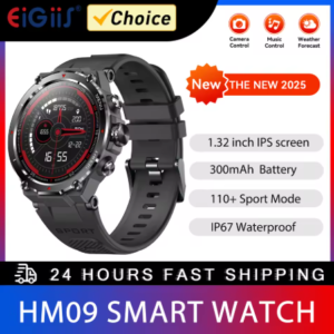 שעון חכם יפייפה עם סוללה גדולה, מסך 1.32" ומקליט מובנה